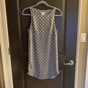 Patterned H&M shift dress, size 2